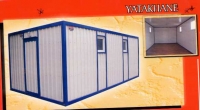 Kurşun Geçirmez Prefbrik Yatakhane Konteyner 206*300*700cm 1000Kg 3700€