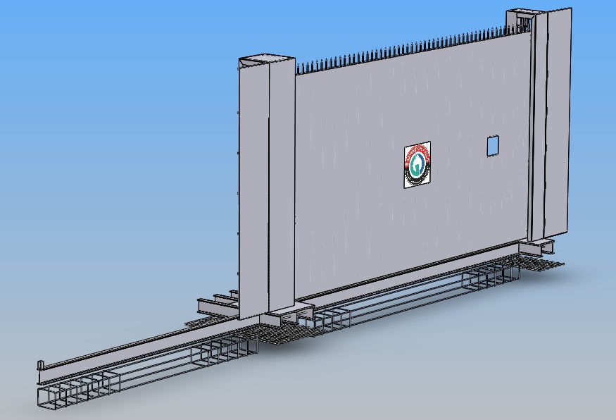 . BÜYÜKELÇİLİK VEYA KONSOLOSLUK İÇİN BR7 KURŞUN GEÇİRMEZ BALİSTİK KORUMALI KAYAR SÜRGÜLÜ KAPI h450*400*25cm ( 19999€ )+KDV