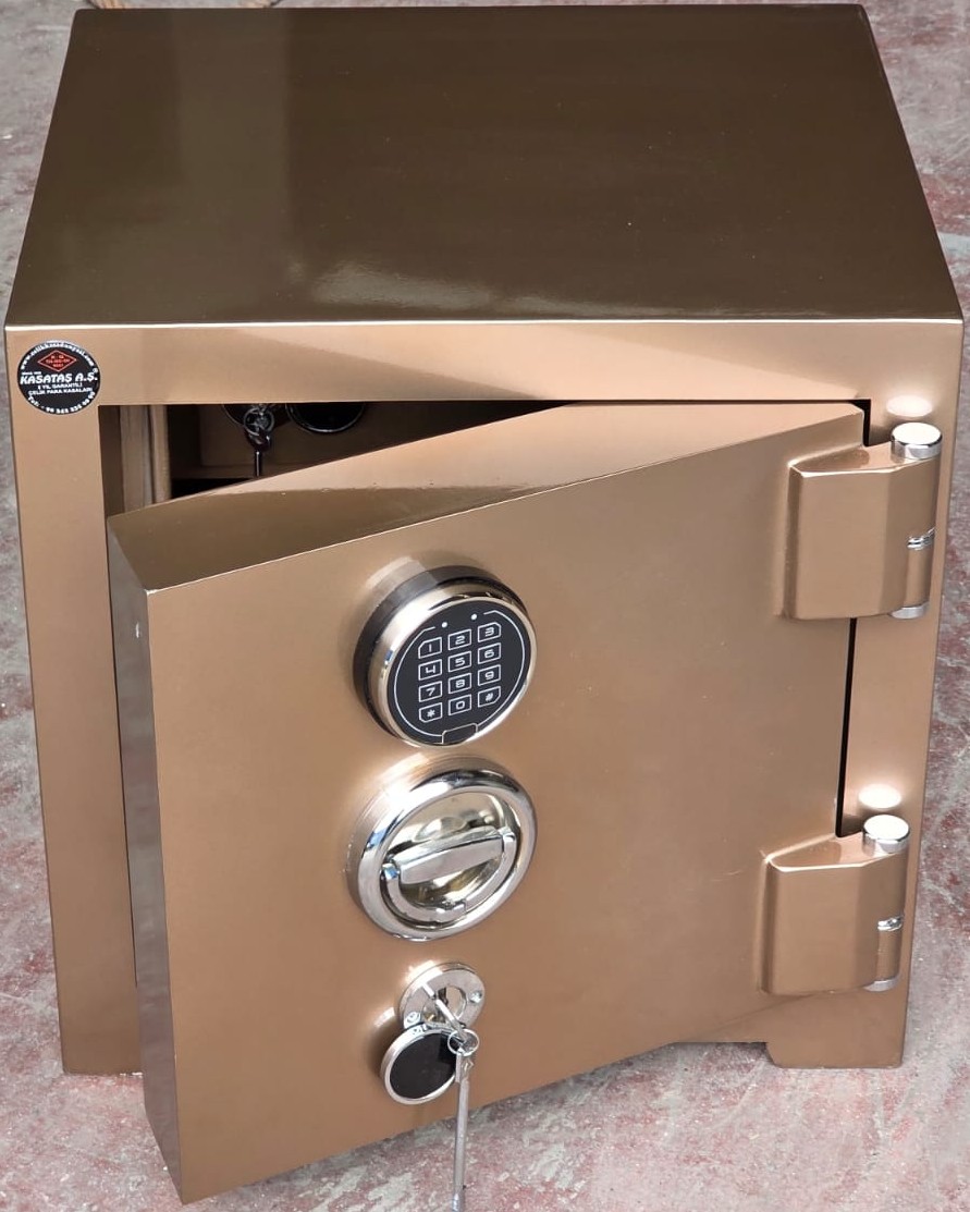 "          002UZMAN 7CM DOLGULU EV VE OFİSTİPİ YÜKSEK GÜVENLİKLİ HERKÜL CAM KİLİTLEMELİ TANK ZIRHLI ELİPS DOLGULU ÇELİK PARA KASASI 55*55*55CM 300KĞ ( 1100€ )+KDV