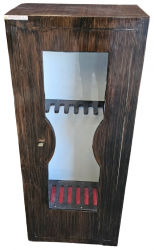 "* - 10 TÜFEKLİK KIRILMAYA KARŞI YÜKSEK GÜVENLİKLİ CAMLI TÜFEK KASASI 150x60x34cm 100kğ ( 2999€ )+KDV ADRESE TESLİM
