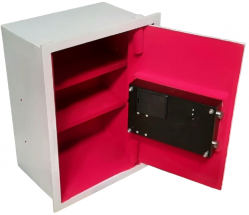 MAKFANS ELEKTRONİK ŞİFRELİ ACİL AÇMA ANAHTARLI DUVAR KASASI 46*39*20CM 20KĞ ( 499€ )+KDV ADRESE TESLİM