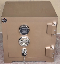 "          002UZMAN 7CM DOLGULU EV VE OFİSTİPİ YÜKSEK GÜVENLİKLİ HERKÜL CAM KİLİTLEMELİ TANK ZIRHLI ELİPS DOLGULU ÇELİK PARA KASASI 55*55*55CM 300KĞ ( 1100€ )+KDV