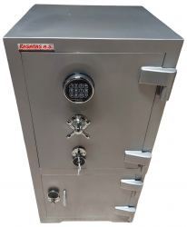 "   08NRKTİK ANKARA TİPİ ALTI DOLAPLI ÇELİK PARA KASASI 100*51*50CM 180KĞ ( 999€ )+KDV ADRESE TESLİM