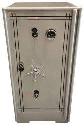 "       OFİS TİPİ TEKKAPILI 3 ANAHTARLI PARMAK İZLİ ELEKTRONİK ŞİFRELİ ZIRHLI ÇELİK PARA KASASI 140*60*50CM 500KĞ ( 1999€ )+KDV