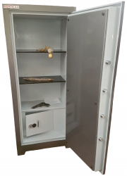 "       OFİS TİPİ TEKKAPILI 1 ANAHTARLI  1 ELEKTRONİK ŞİFRELİ ZIRHLI ÇELİK PARA KASASI 170*70*50CM 700KĞ ( 1999€ )+KDV